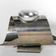 Space Age wall light in chrome metal – 1970s – OXAR style
