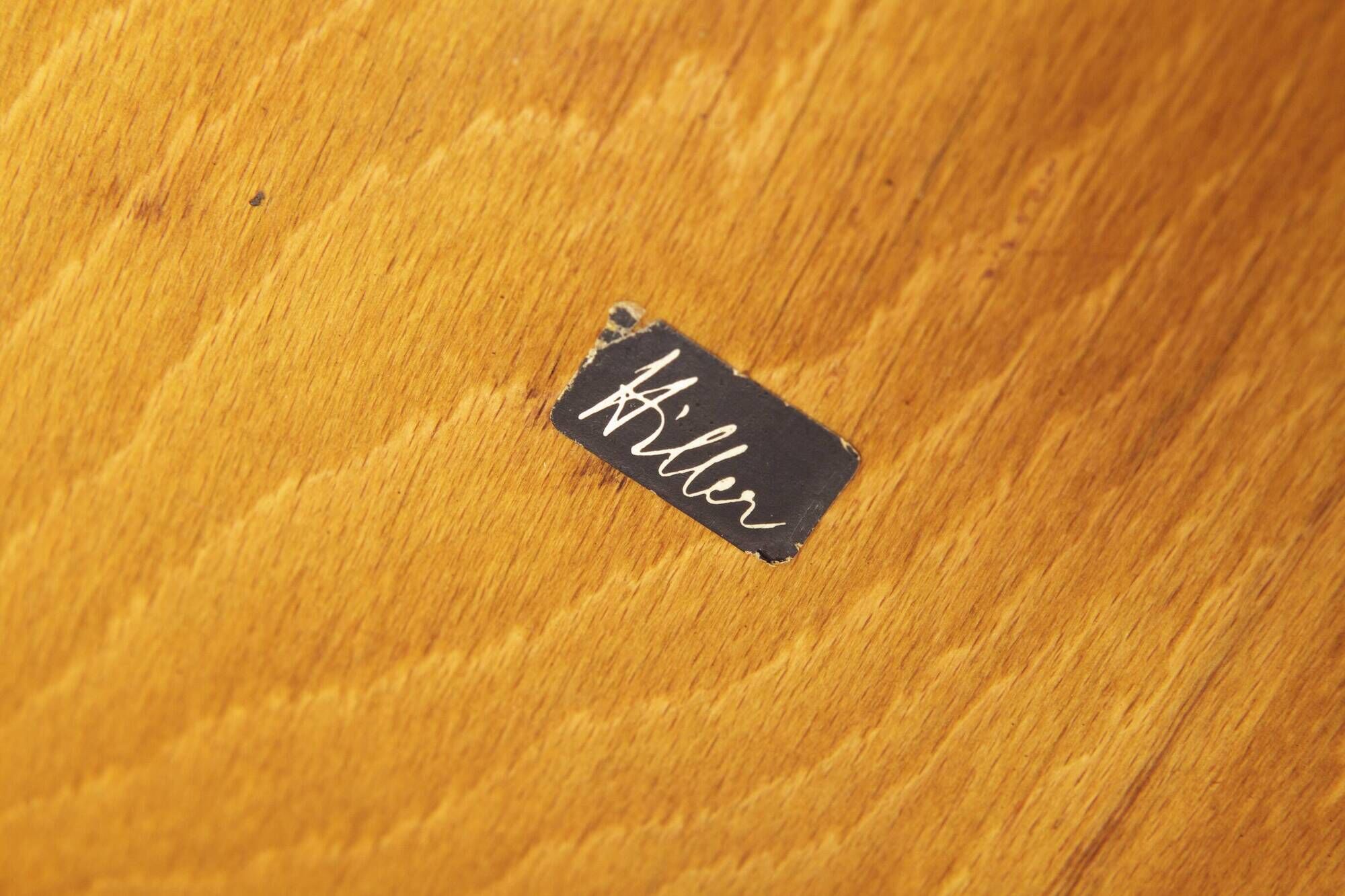Vintage Hiller Folding Chair | German Beech Wood Chair | 1970s