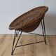 Wicker armchair, Germany, 1970s