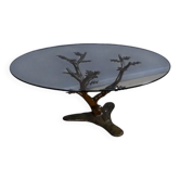 Table basse bonsaï, attribuée à W.Daro – 1970