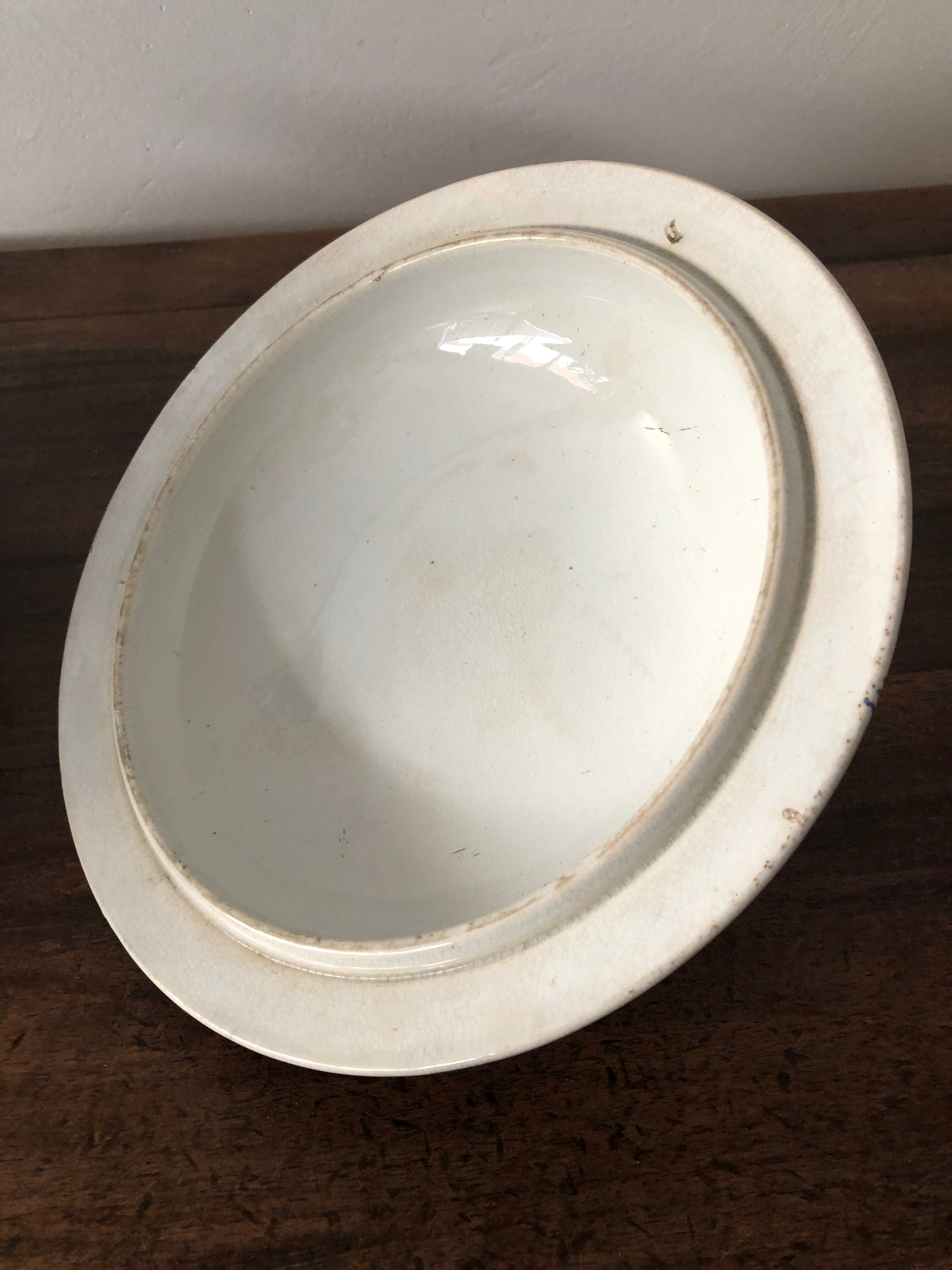 Saint Amand and Hamage soup dish, early 20th century