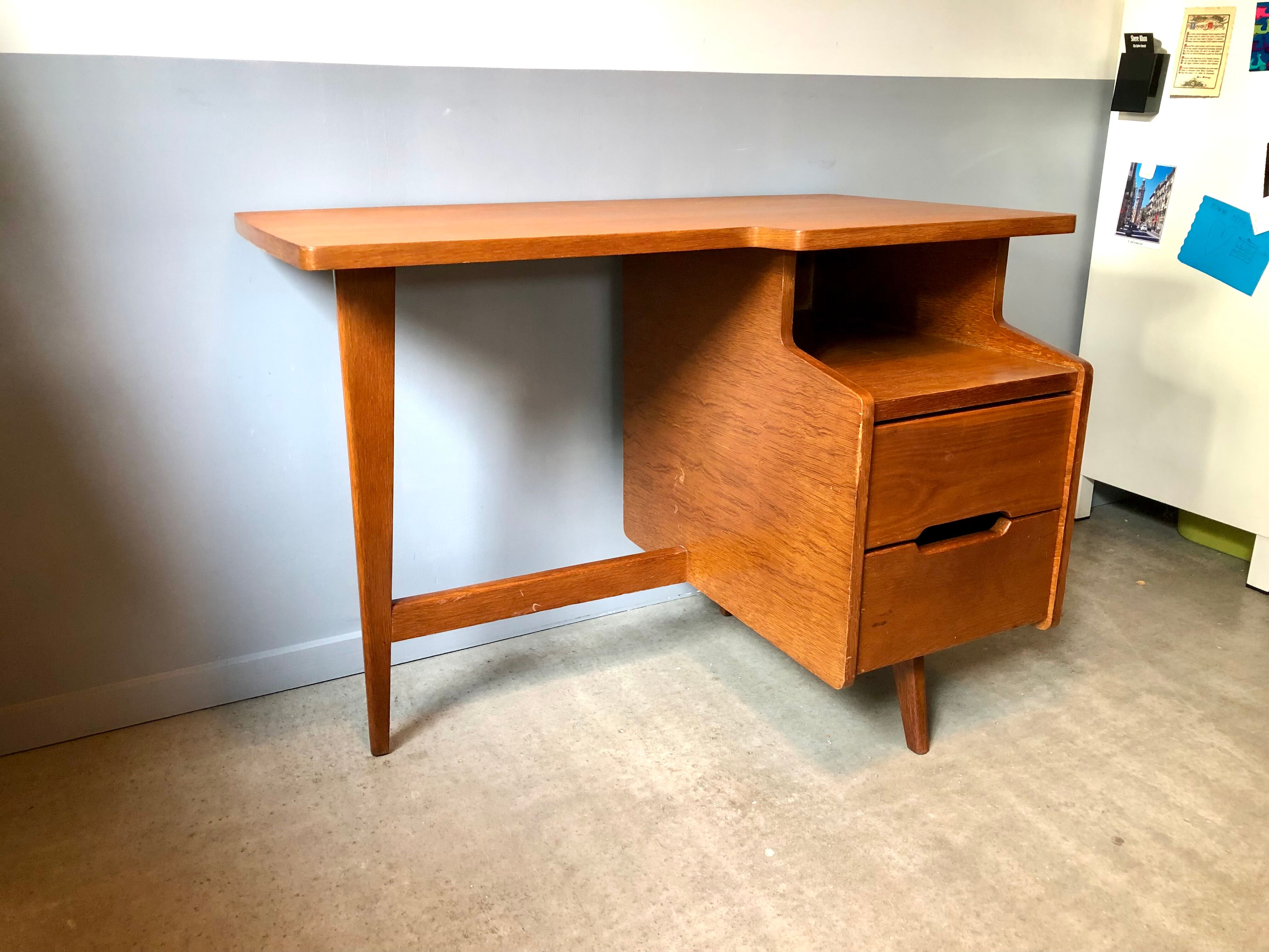 Bureau et tabouret Jacques Hauville