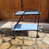 Serving trolley in vintage formica