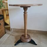 Vintage pedestal table or side table