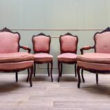 Louis XV Style Mahogany Living Room Furniture XIX Eme Century