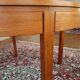 Table ronde extensible scandinave teck vintage