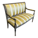 Louis XVI style yellow sofa