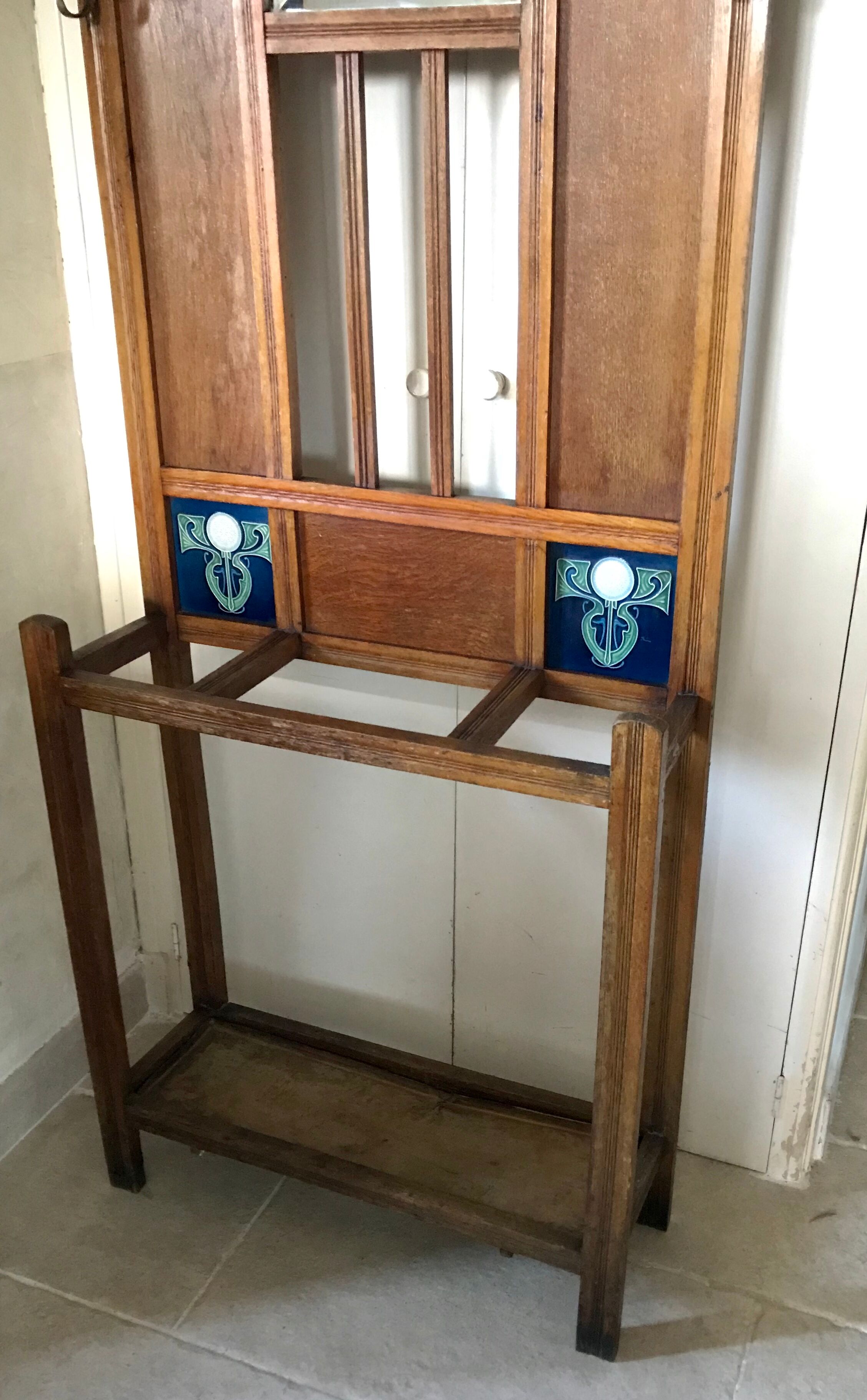 Clothing umbrella holder circa 1900