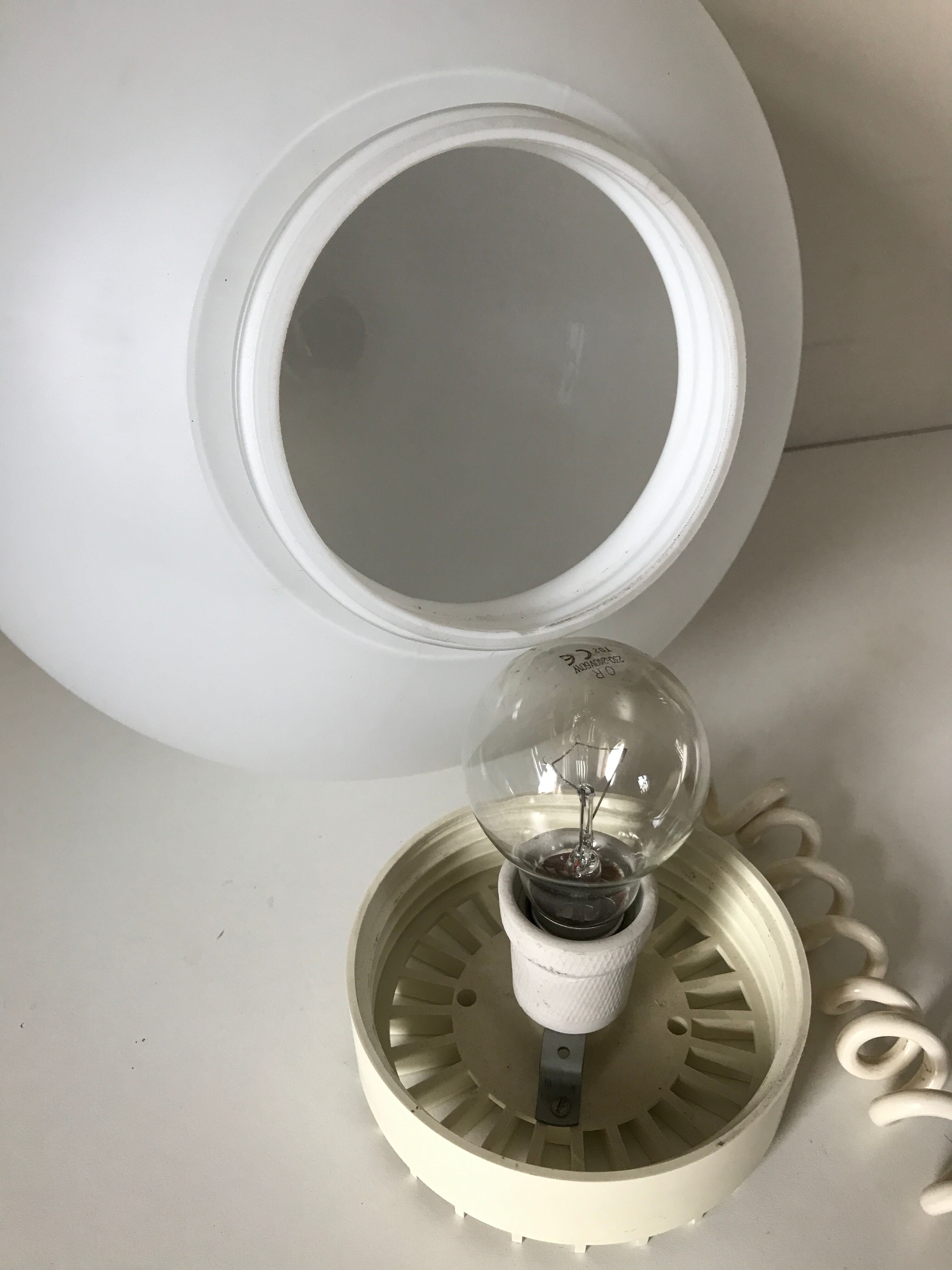 Vintage ball lamp design 70s