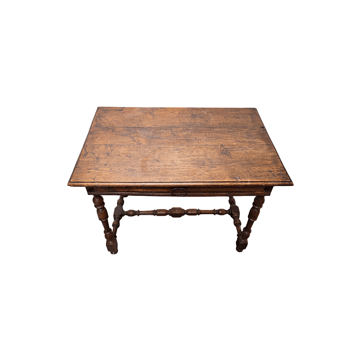 French Louis XIII style oak table with drawer, early 1700s