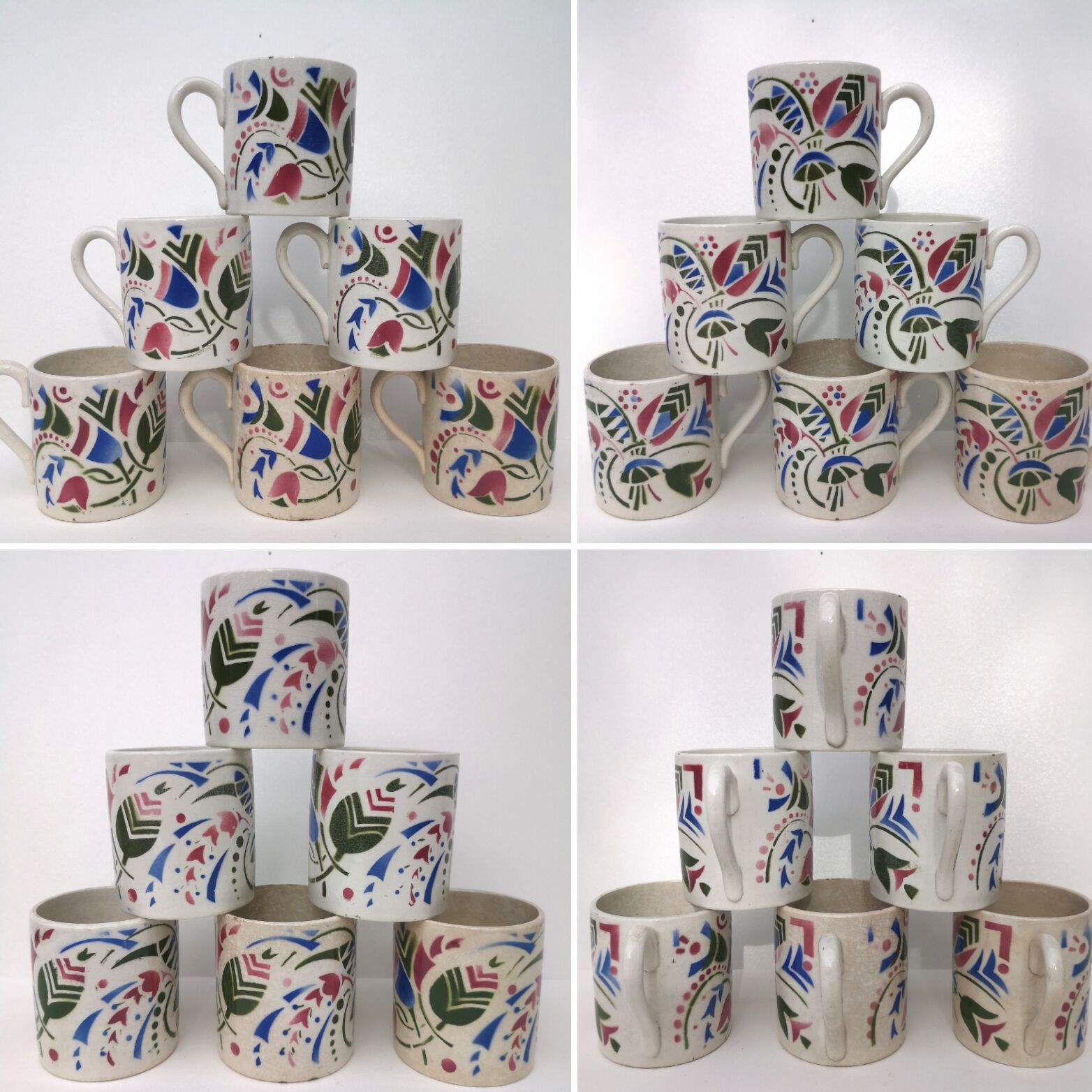 Art Deco coffee cups Galeries Lafayette