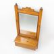 Item Name French Wooden Shaving Cabinet with Mirror, 1890s