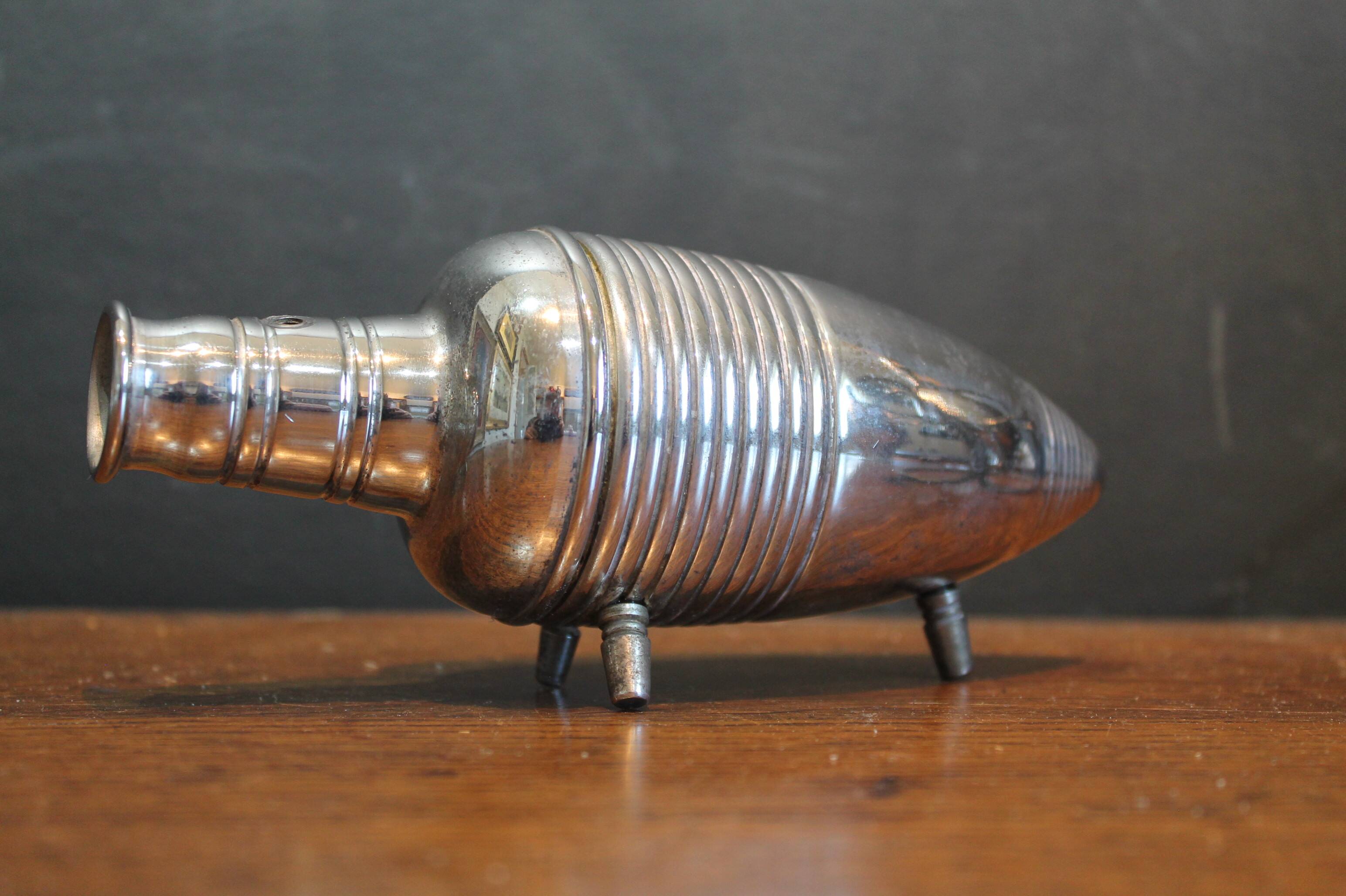 Carafe Art Déco en argent massif Calegaro italien
