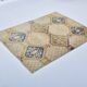 Tapis turc vintage rose et bleu sku 3116