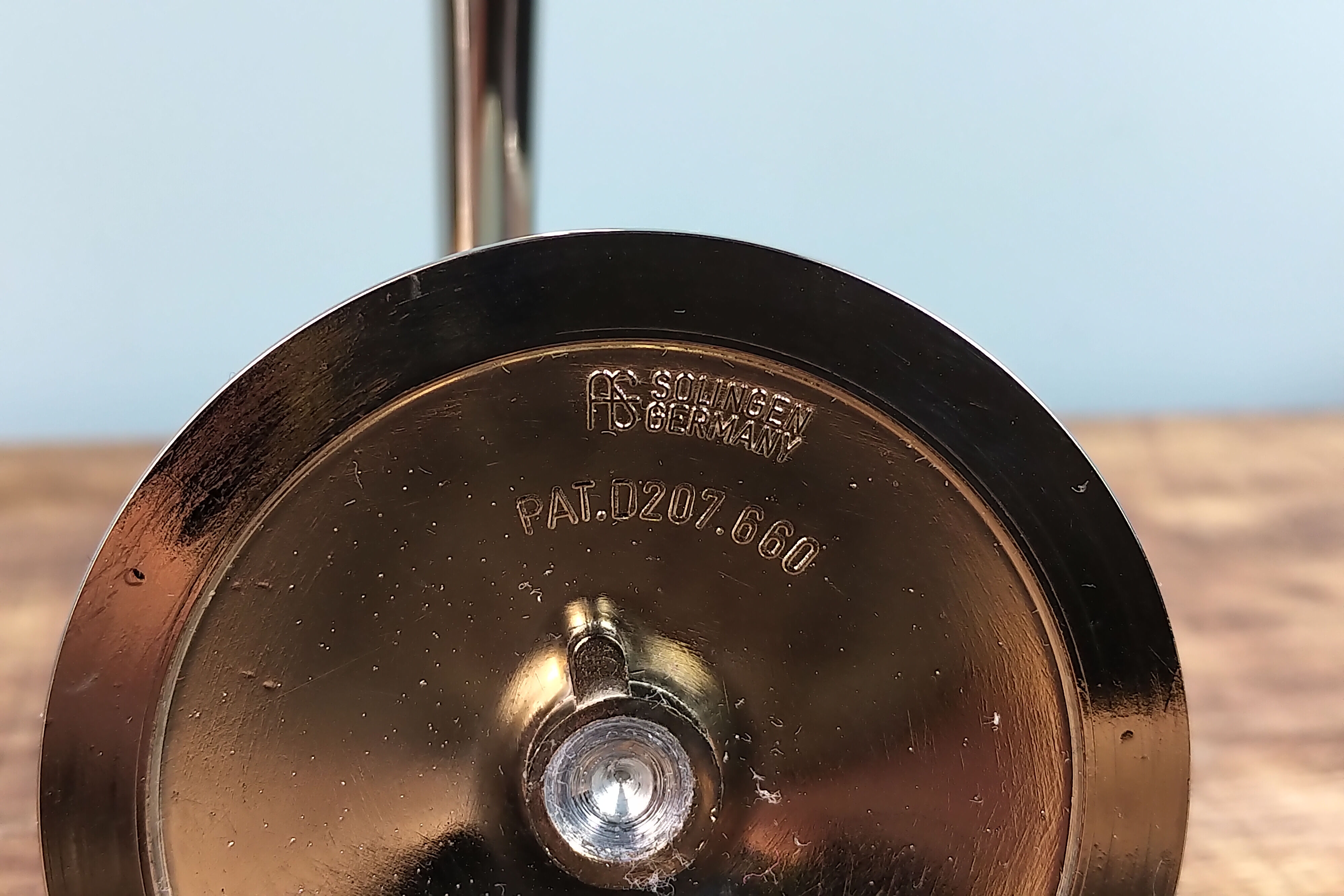 Pair of Solingen candle holders