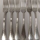 Fourchette ancienne service Louis XVI ruban filet