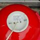 Wofi Leuchten red glass ball lamp from the 90s