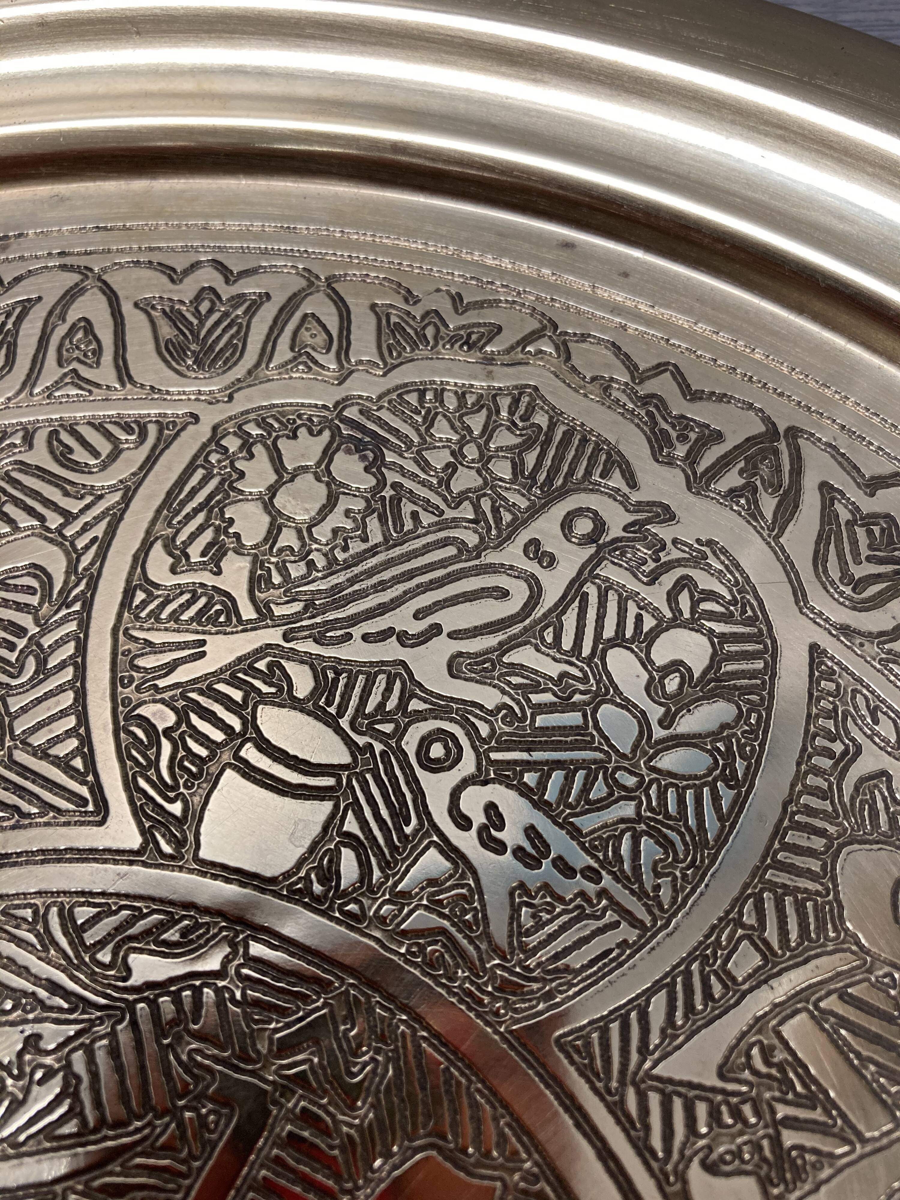 Vintage gold platter