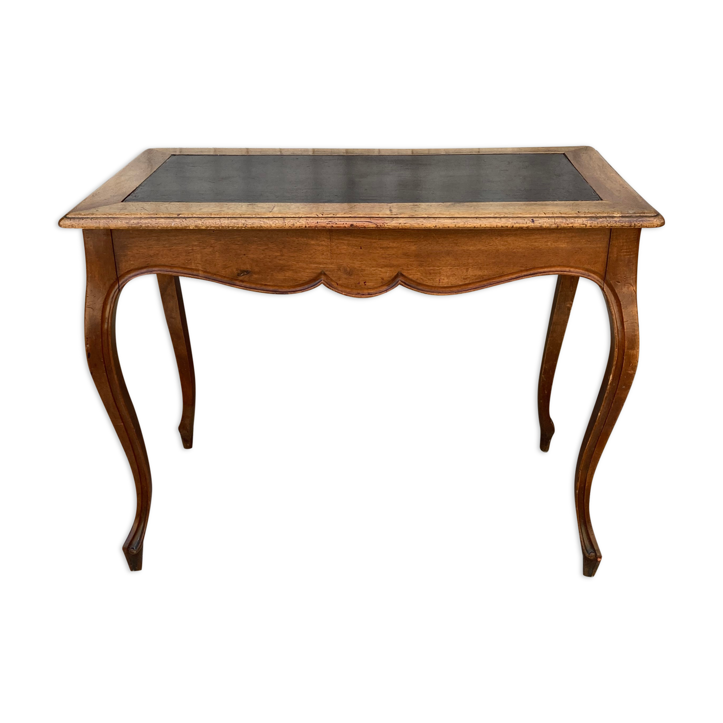 Louis XV style table, leather top