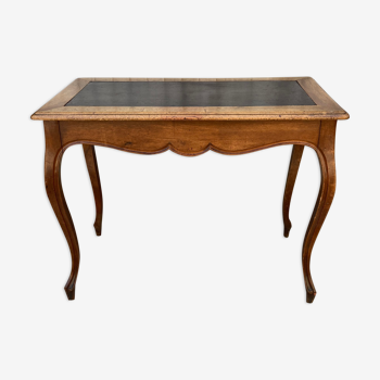 Louis XV style table, leather top