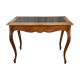 Louis XV style table, leather top