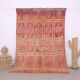 Pink Vintage Moroccan Boujaad Rug 171 x 273 cm - Berber Wool Rug Handmade