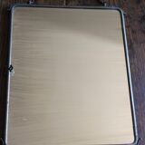 Large barber mirror with chain
