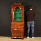 Venetian Lacquered And Gilded Chinoiserie Trumeau From 20th Century