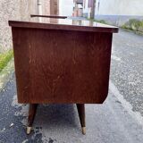 Pair of bedside tables, end of vintage sofa, old 1950
