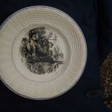 12 plates to desicate in Digoin Sarreguemines earthenware the months