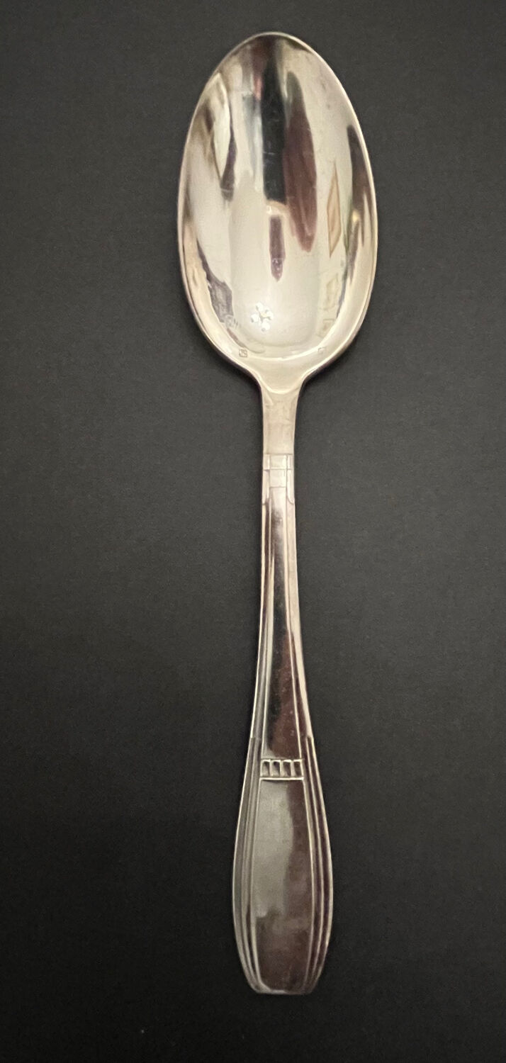 12 silver-plated Art Deco cutlery sets