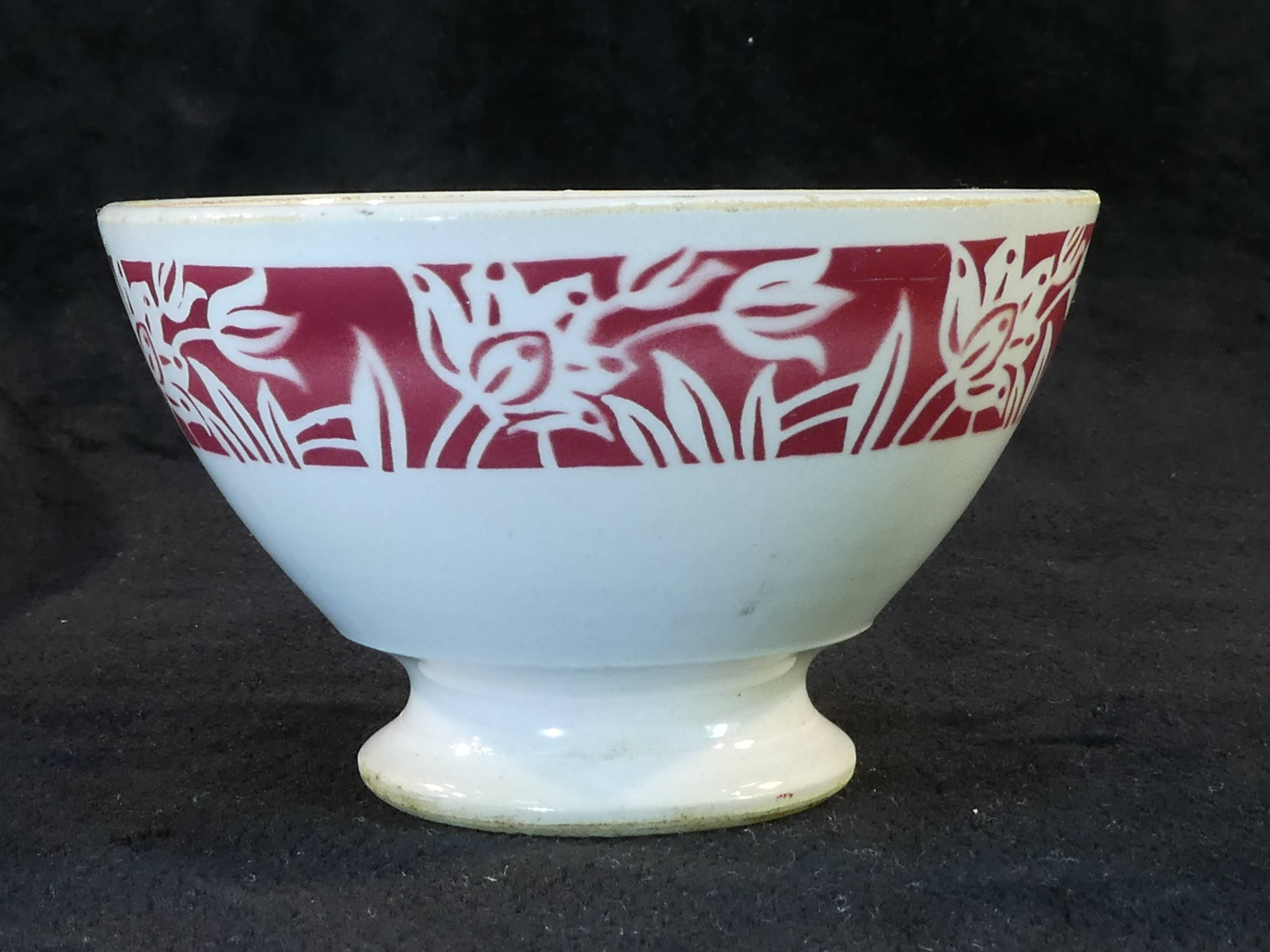 Bowl in faience k.g luneville