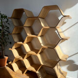Honeycomb shelf made in design