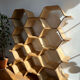 Honeycomb shelf made in design