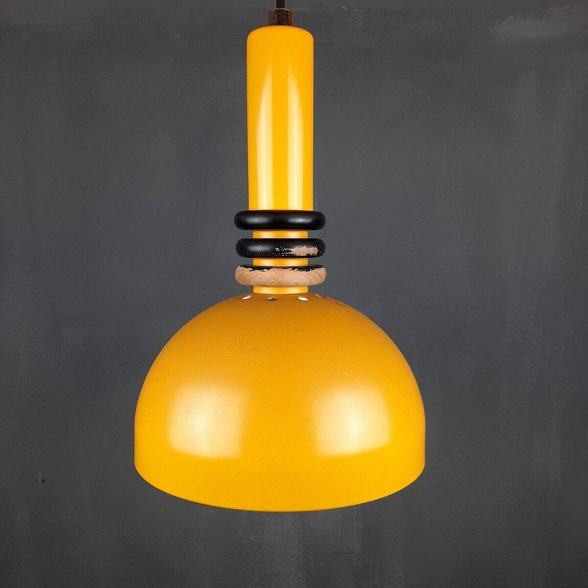 Suspended Metal Lamp by Sijaj Hrastnik, 1970s