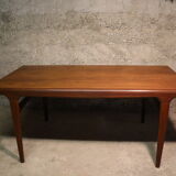 Samcom scandinavian expandable teak table