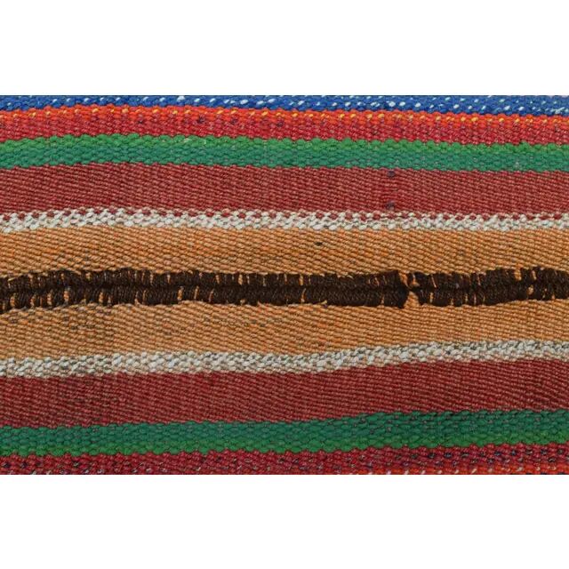 Vintage Turkish Oushak Handmade Wool & Cotton Orange Rug 150x246