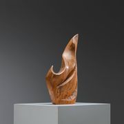 Sculptural form in solid elm