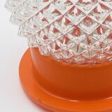 Orange Pinecone Ceiling Light