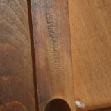 Set of 8 baumann v5 dark beech chairs
