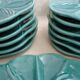 Oyster service Fish in faience barbotine 1950s