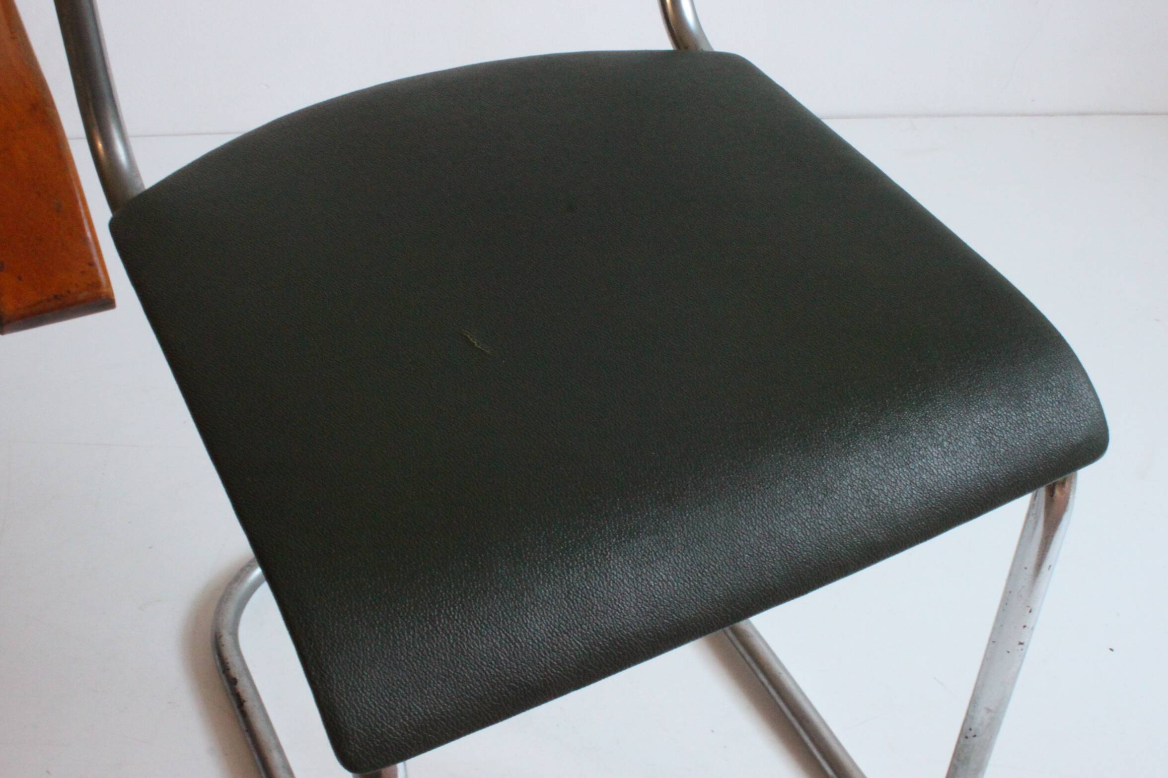 Art deco tubular Armchairs, 1930s set of two