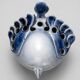 Decorative porcelain bird Virebent – Vintage French ceramics