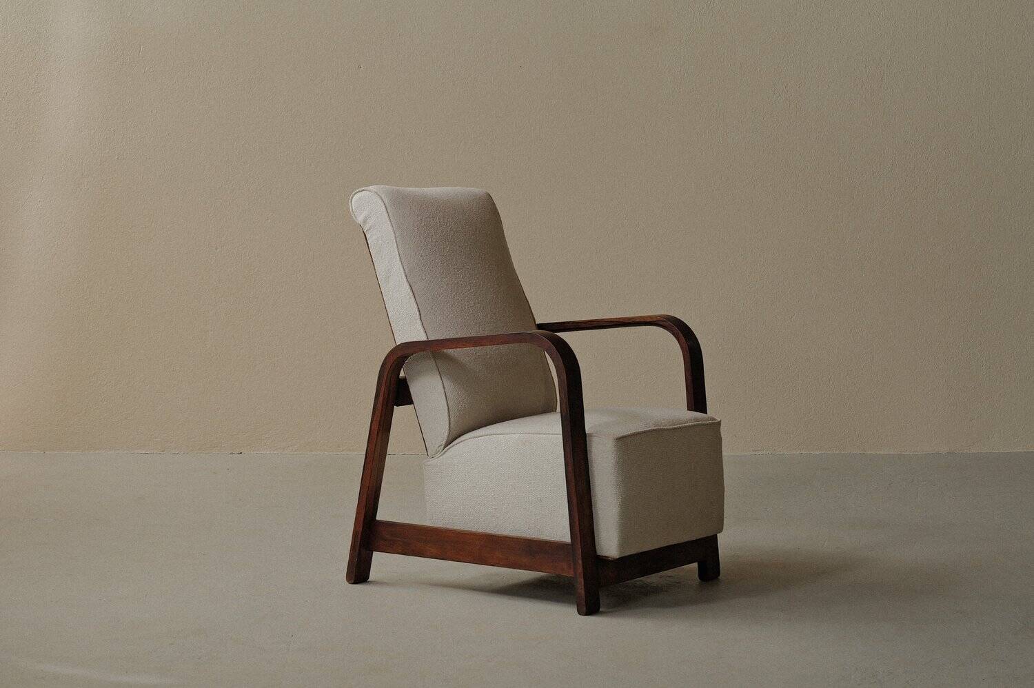 Fauteuil Art-Déco, palissandre, 1930