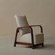 Fauteuil Art-Déco, palissandre, 1930