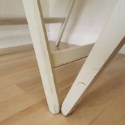 Set of 4 Vintage Wooden Folding Lounge Chairs: Beige Fabric, STOL Kamnik 1970