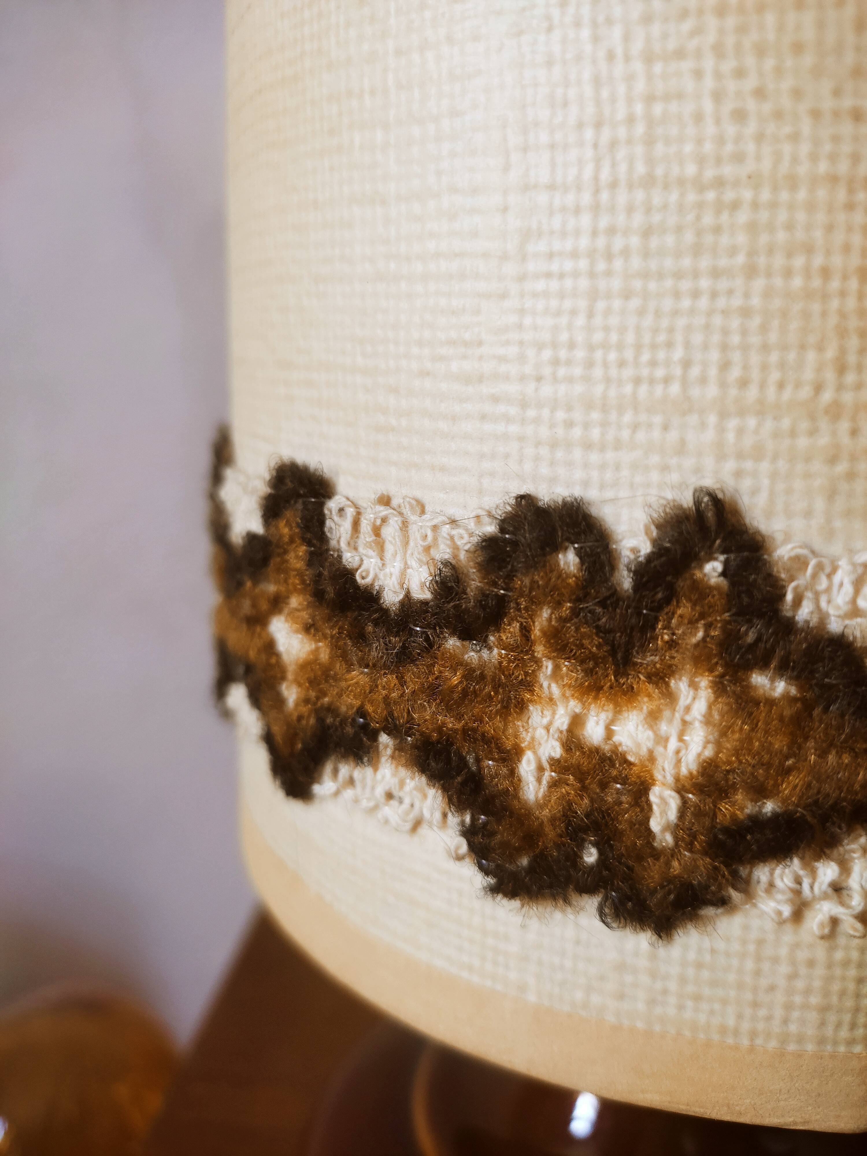 70's ceramic bedside lamp