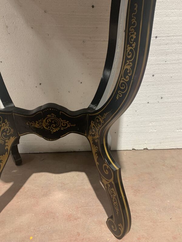 Travailleuse Napoléon en bois noirci XIX siècle