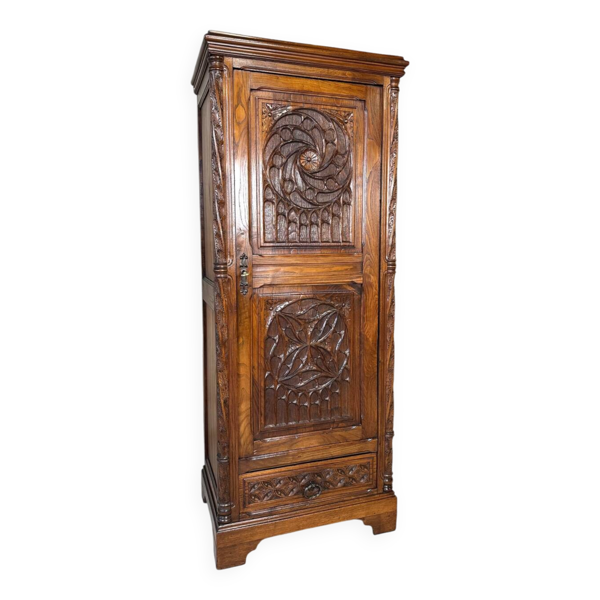 20th century neo-gothic wardrobe