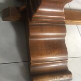 Solid oak monastery table